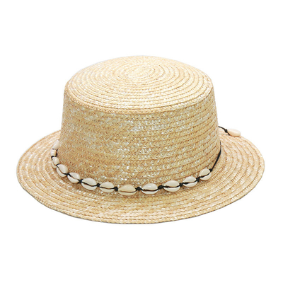 New Parent-Child Straw Shell Decoration Holiday Beach Straw Hat