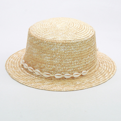 New Parent-Child Straw Shell Decoration Holiday Beach Straw Hat