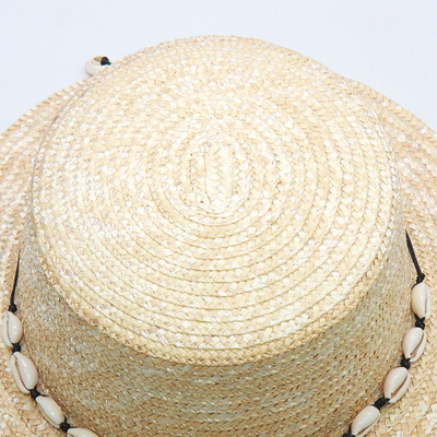 New Parent-Child Straw Shell Decoration Holiday Beach Straw Hat