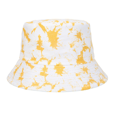 Printed Tie Dye Graffiti Sunscreen Double-Sided Wear Bucket Hat for women and men