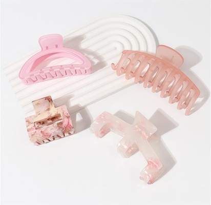 Acetic acid  French hair clip Ponytail shark clip 4pcs one set