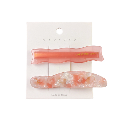 Acetic acid hairpin set duckbill clip Side Clip