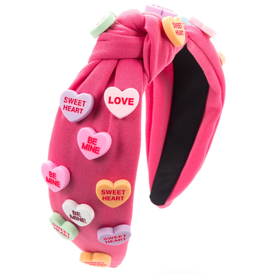 Wide edge knotted high-grade solid color cloth hair accessories