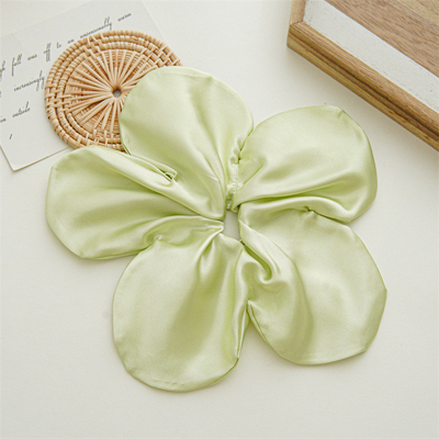 Large Flower Hair Scrunchie Summer Hair Tie
