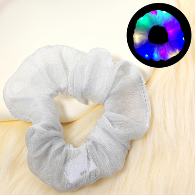 New LED mesh large scrunchie Luminous Hair Tie