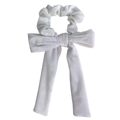 High quality Velvet knot streamer scrunchies