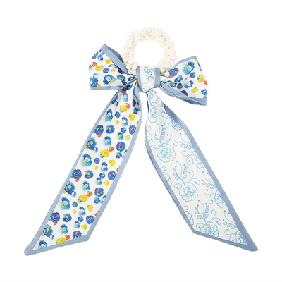Sweet fresh streamer Hair Tie Pearl bow hair accessories