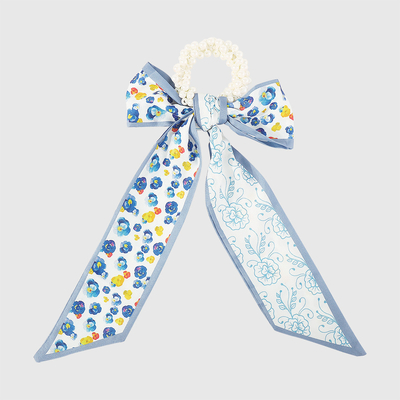 Sweet fresh streamer Hair Tie Pearl bow hair accessories