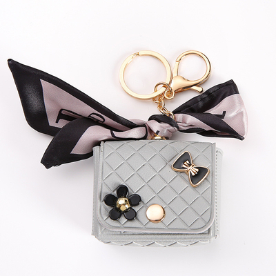 Bluetooth earphone bag small leather fragrance purse