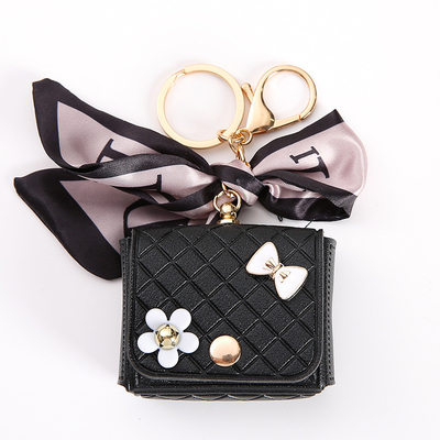 Bluetooth earphone bag small leather fragrance purse