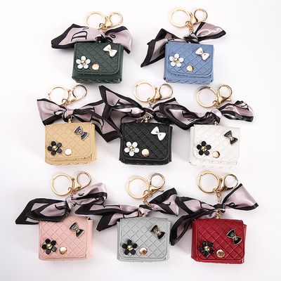 Bluetooth earphone bag small leather fragrance purse