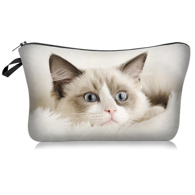 New animal 3d printed makeup dumpling bag