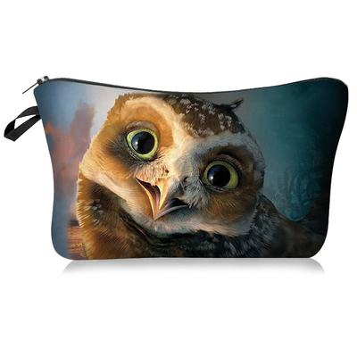 New animal 3d printed makeup dumpling bag