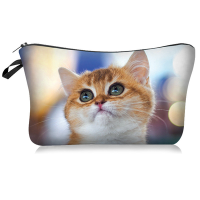 New animal 3d printed makeup dumpling bag