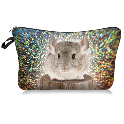 New animal 3d printed makeup dumpling bag