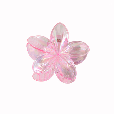 AB color frangipani hair clip Flower shark clip hair accessories