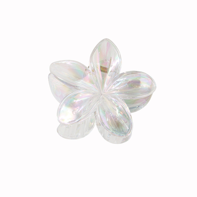 AB color frangipani hair clip Flower shark clip hair accessories