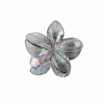 AB color frangipani hair clip Flower shark clip hair accessories