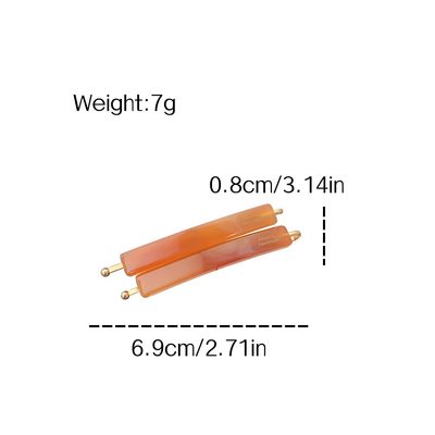 Acetic acid clip Classy side bangs clip
