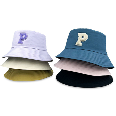 Double Side Cotton bucket hat women's outdoor sun protection fishing hat
