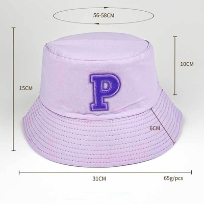 Double Side Cotton bucket hat women's outdoor sun protection fishing hat