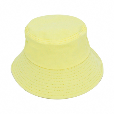 Solid color Bucket Hat Large Brim