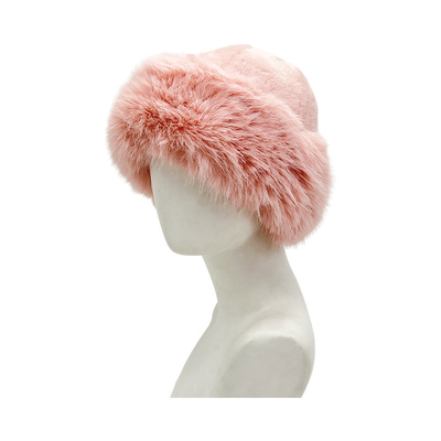 Winter Thickened and fleeced Warm Hat Fashion Solid Color Fur Bucket Hat