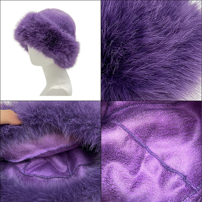 Winter Thickened and fleeced Warm Hat Fashion Solid Color Fur Bucket Hat