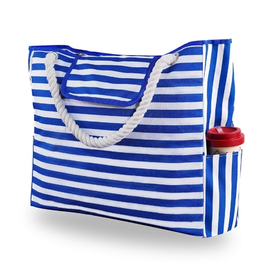 Large Beach bag Holiday printing portable shoulder bag Large capacity  canvas bag