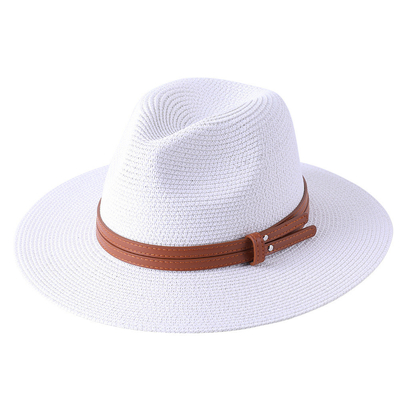 Women's  Straw Hat Foldable Panama Sunshade Hat Beach Hat