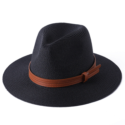 Women's  Straw Hat Foldable Panama Sunshade Hat Beach Hat
