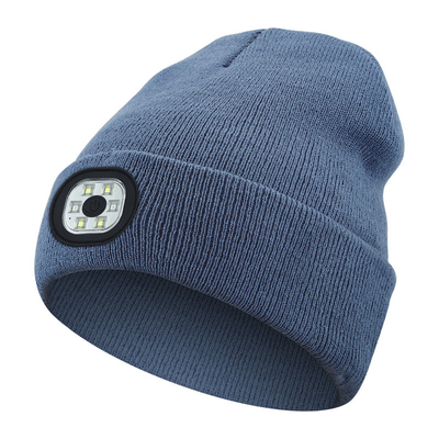 LED Lighting Knitted Hat Rechargeable Six Lights Beanie Hat