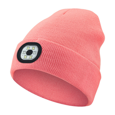 LED Lighting Knitted Hat Rechargeable Six Lights Beanie Hat