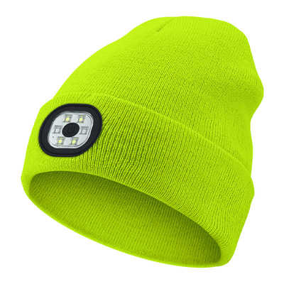 LED Lighting Knitted Hat Rechargeable Six Lights Beanie Hat