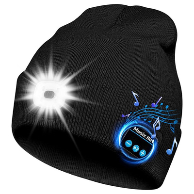 Bluetooth LED Lighting Hat Wireless Music Beanie Hat