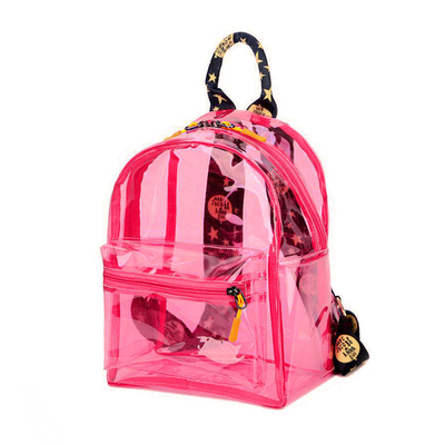 Transparent backpack Waterproof pvc shoulders bag