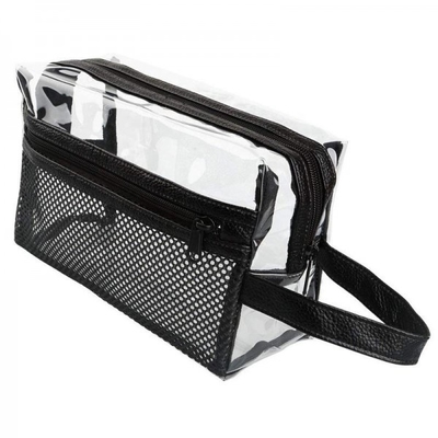 Clear Travel Toiletry Makeup Bags Transparent Shaving Bag Cosmetic Bag Organizer