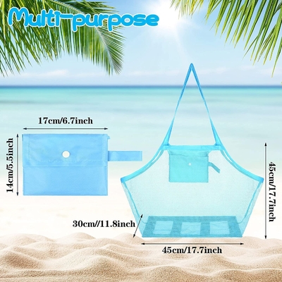 Customized Children'S Large-Capacity Storage Bag Sundries Storage Mesh Beach Bag