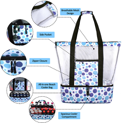 Outdoor Multi-Functional Dry And Wet Separation Large-Capacity Beach Ice Bag
