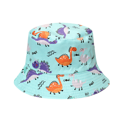 Cute Cartoon Dinosaur Fisherman Hat Sunshade Sun Protection Casual All-Match Bucket Hat