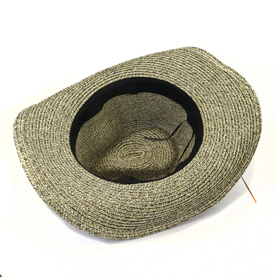 Western Cowboy Outdoor Beach Rolled Big Brim Straw Hat for men and women