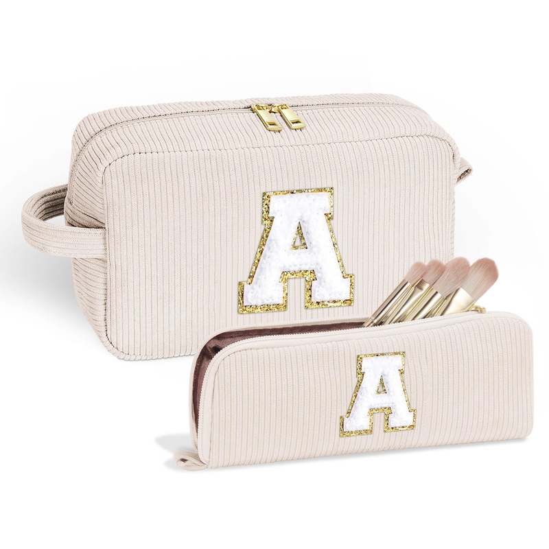 2pcs one set large capacity portable toiletry bag