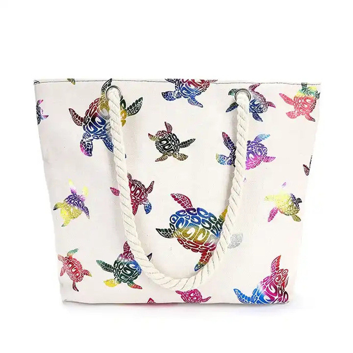 Casual printed shopping bag Girls crossbody shoulder bag Animal print bag